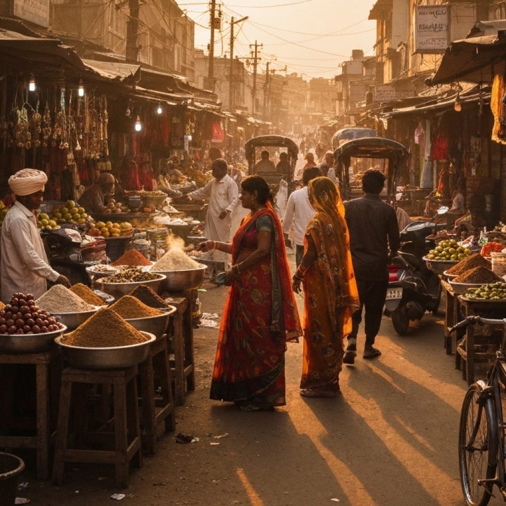 Saigon's Wild Child: Diving Deep into District 4's Foodie Underbelly 🍜 Bustling street food alley in Ho Chi Minh City's District 4 at golden hour, full of locals.